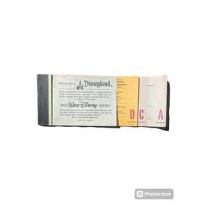 Disneyland Coupon Book from the 1970's Book 1